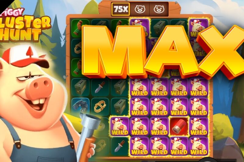Game Piggy Cluster Hunt Slot